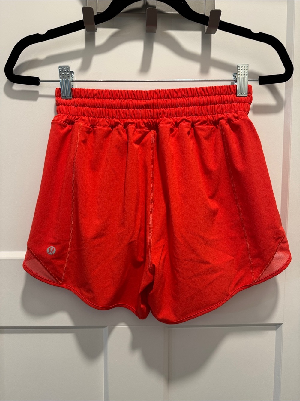 Lululemon Athletica Bright Coral Athletic Shorts